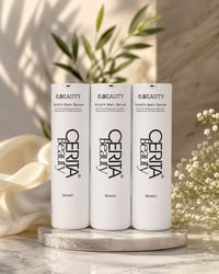 ✨ سيروم الكيراتين C.BEAUTY ✨ استعيدي نعومة ولمعان شعرك مع سيروم الكيرا...