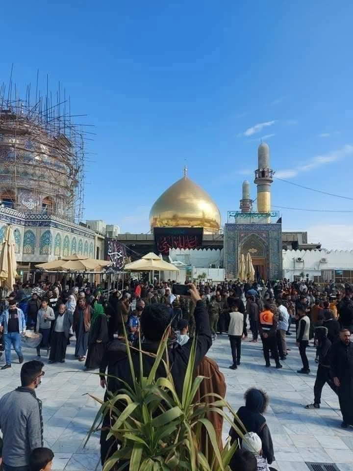 اللهم صل على محمد وآل محمد
🌺🌺🌺🌺🌺🌺🌺🌺 
ان شاء الله مستمره سفرة الامامين العسكريين 
عليهما السلام 
           🤲🤲🤲🤲🤲
بتقديم الخدمات للزائرين الكرام....كل جمعه من شهر رمضان المبارك 
        ----------------------------
            على بركة الله
تعلن حملة السجاد ع عن تسيير رحلاتها
 كل يوم  جمعه من الشهر الفضيل تكون 🔔🔔🔔
الزياره الى
       👇👇👇👇👇
       [ سامراء وسيد محمد ]
الانطلاق
 بعد صلاة الظهر/ والعوده مساءً
🔻🔺️🔻🔺️🔻🔺️🔻🔺️
السعر  ١٠ الاف مرجع 
مع وجبة فطور تقدم في صحن السيد محمد 
🍲🍚🍙🍘🫓🥙🍗☕️🍲🫖
اهلااا وسهلااا بالزوار الكرام
🌺🌺🌺🌺🌺🌺🌺
     -----------------------------
مناطق التجمع   🛎🛎🛎
الكاظميه المقدسه / العكيلات 
تاجي الشط / مدرسة منار العلم 
جكوك والدولعي
 والمناطق المجاوره ... احنه نجيكم اقرب نقطه عليكم 
☎️☎️☎️☎️☎️🎩
للحجز والاستفسار الاتصال بأرقام الحملة 
***********  ☎️
أدمونة الكروب 
***********  ☎️
***********
ابو سجاد / متوفر واتساب 
 @الجميع 
🙋❎️🪴🔔🎩👑🌺🌼💝
