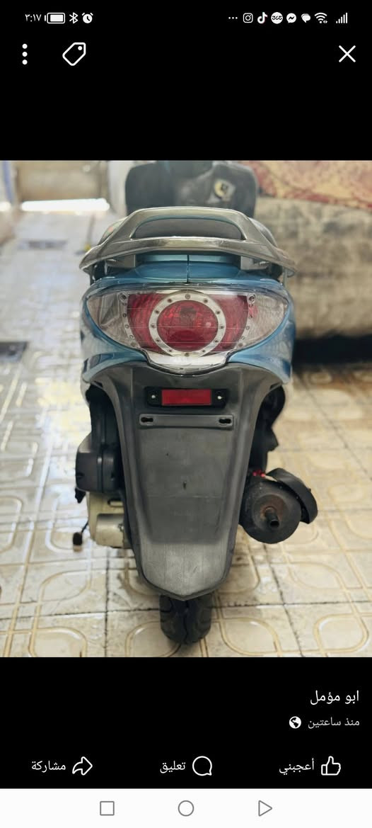 سلام عليكم شباب دراجه كامكو للبيع سعره ٦٠٠  شباب دراجه كلش نضيفه نجف حي نيسان رقم ***********
