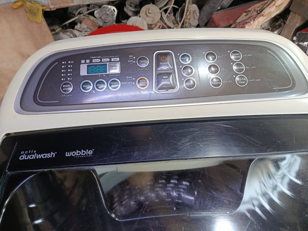 غسالة أوتوماتيك سامسونج كبيرة تغسل بطانيات حجم ١٧ كيلو عالبلاد و ضمان سنة 
نظام مبسط ٩ برامج حوض ستيل
ذاكرة 
قفل حماية بسعر ٢٢٥ فقط 
عالبلاد و ضمان سنة 
توصيل مجانا داخل بغداد 
***********
بغداد دورة المهدية الاولى عبدالعزيز للغسالات
