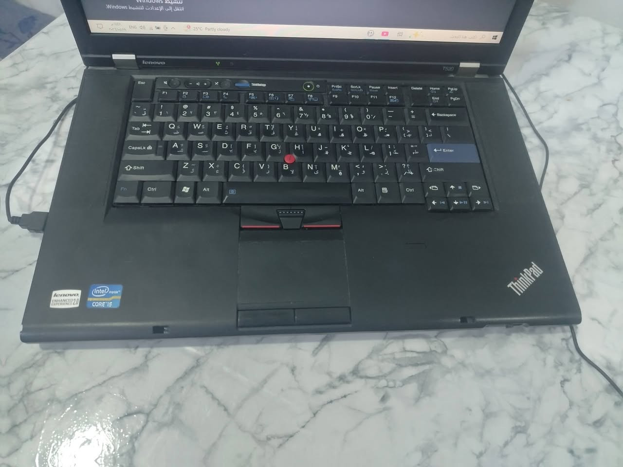 سلام عليكم لابتوب lenovo Thinkpad Corei5 هارد HHD256 رام ١٦ كامل ملحقات ماوس +شاحنه سعر ١٤٠ رقم ***********
