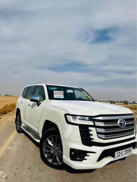 سلام عليكم للبيع تيوتا لاندكروز 2022
 SASفولVX
فول مواصفات للاخير    
ماشيه 48
الكشنات كهرباء 
جنطه شفط  
حساس امامي خلفي 
جلد شاحن 
كشنات تدفئه تبريد 
مري شفط 
٥ بصمات
٣ شاشات تطبيق 
١٩ سماعه
باقي المواصفات معروفه 
لاستفسار ***********
مكان بغداد بغداد
