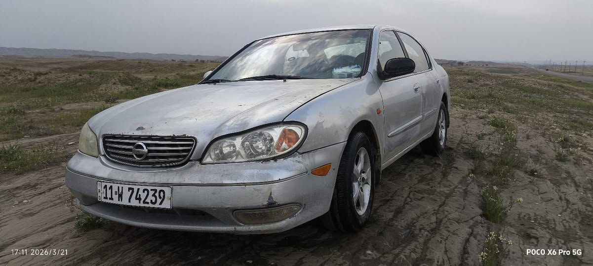 نيسان مكزمه للبيع موديل 2002 سنويه ل28كشره تريد صبغ عام رقم بغداد مكينته خير من الله  دواخل نضيفه كهربائيات كله شغال كشن كهرباء مكاني جلولاء أو هاذا رقمي *********** رايده 55بي مجال قليل
