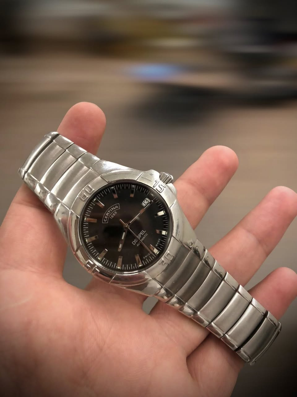 سيرتينا اوتوماتيك سويسري اصلي 🇨🇭🇨🇭🇨🇭
جديدة ونظيفة جدا // منفذ تأريخ يومي // موديل دي اس سبيل (DS spel) //مقاومة للماء بعمق 100 متر // السعر خاص رجائاا // يتوفر توصيل لكل المحافظات


**إذا كنت صاحب هذا الإعلان وتريد حذفه لأي سبب، رجاءا أرسل رسالة إلى الدعم الفني**