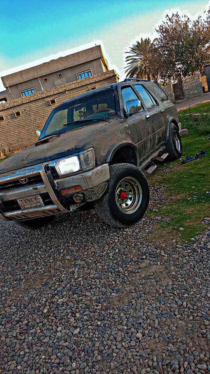 السلام عليكم
صورف رنر 
موديل90

رقم 
اربيل شرط التحويل وكاله شرط 
صبغ عام
محرك٦شرط كير شرط دفع رباعي شقال. 
كهربائيّات كلها شقاله 
شاشه تاب 
لايت زنون عالي ناصي 
تواير جدد
صدر جديد 
السياره نضافه فول 
يرهم مراوس
مكان السياره الشركاط الخصم 
السعر ٤٨ وبيه مجال الرقم***********
