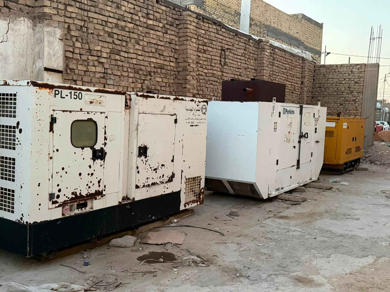 مولدات بيركنز عدد ثلاث 110 كيفي115كيفي 150كيفيعله الفحص جاهز ***********
