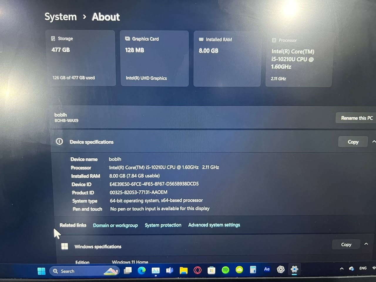 لاب توب هواوي للبيع mate book 15
للبيع 
قيم و نتفق على السعر
I5
Ram 8gb
512GB
15 inch
مستعمل شي قليل و نظيف. و نظافة بالصوره واضحة


**إذا كنت صاحب هذا الإعلان وتريد حذفه لأي سبب، رجاءا أرسل رسالة إلى الدعم الفني**