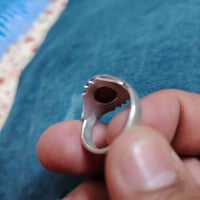خاتم • فضة • ياقوت اصفر