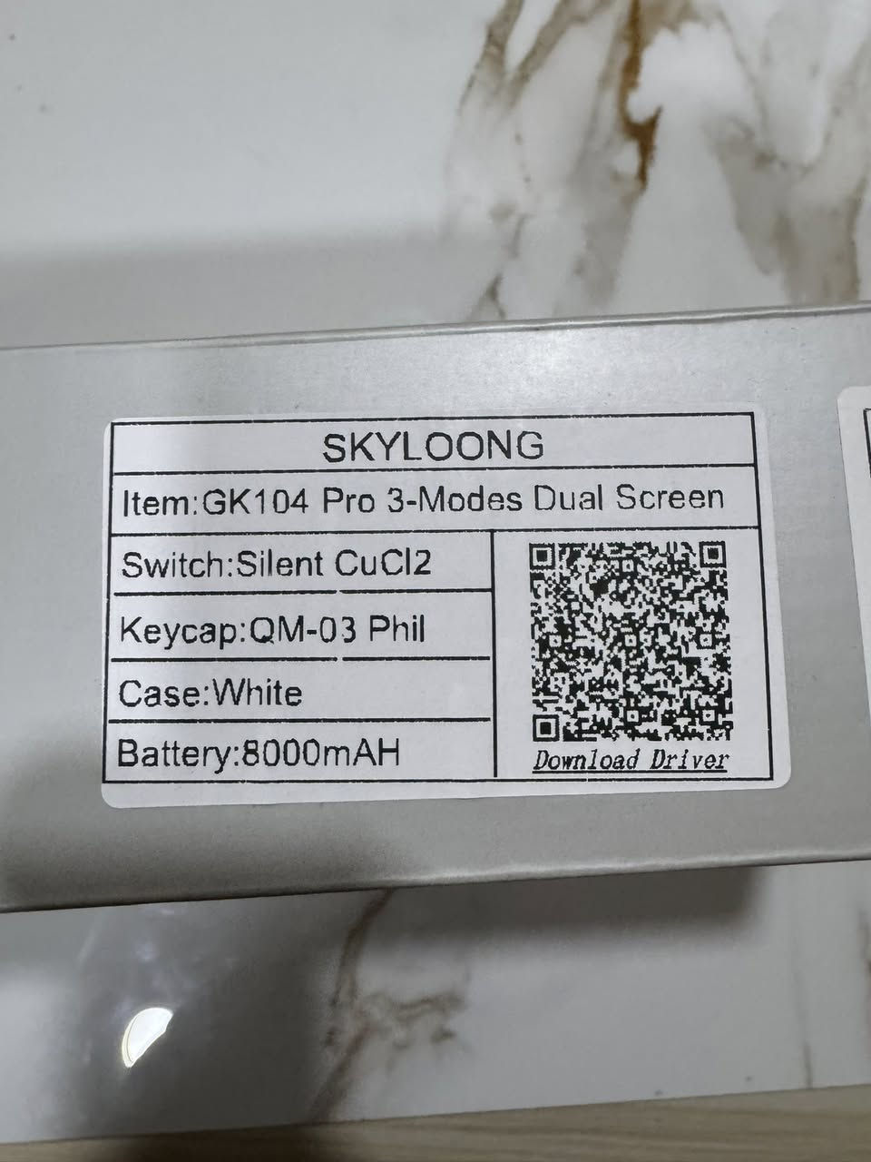 كيبورد احترافي skyloong GK 104 Pro 3 Modes dual screen

 Full size ميكانيكي
بلوتوث ١+بلوتوث ٢+واير
باتري ضخم 8000mAh
شاشتين حجم كبير قابلتان للبرمجة
3 بكرات قابلة للبرمجة
 
للاستفسار مراسلة الصفحة او الاتصال على الرقم *********** واتساب
يوجد توصيل لجميع محافظات العراق
