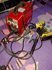 مكينة لحيم استعمال مرة وحدة.. ودريل شحن  مكاني الشعلة   07824375185