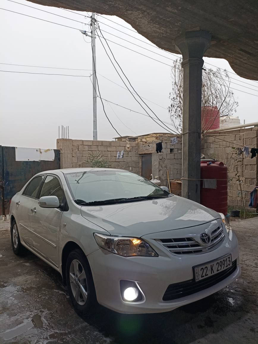 سلام عليكم 
للبيع كورلا 2011 خليجي رقم اربيل الجديد وكالة باسمي سيارة جديدة جداً وجاهزة من كلشي استخدام شخصي صبغ بالبنيد فقط والباقي كفالة عامة من الصبغ السيارة استيراد خاص محرك 1800 الكبير
ويل كب بلاد
شاشة كامرة حساس
تحكم ستيرن
اشاير بالمري
شباك كروم
دسك امامي خلفي
سيارة فول عدى الفتحة السعر 133 للاستفسار ‏‪0781 150 7754‬‏ البصرة, العراق
