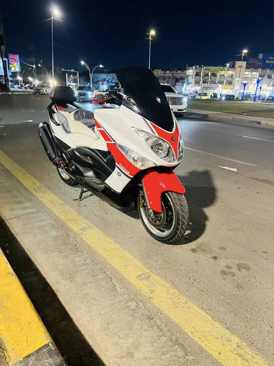 سلام عليكم تي ماكس 2011 دراجه خمسينيه      دراجه شرط مكينه بل جيس كفرات اصليه دراجه نضيفه كلش ماشيه ٢٤ الف جيبه وياك ١٠ فيتره وتعال افحص.       على  راحتك 
مكاني حي اور 
***********
