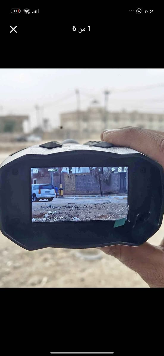 منظار ليلي نهاري بالة استخدام جدا قليل بعده بجيسه 

• يصور ليلي ونهاري واضح وبي تقريب
• تصوير حراري وملون واعدادات متنوعة
• تصوير فيديو وصور وتخزين برام 
• لايت واضائة قوية جدا وشحن يدوم فترة كلش طويلة جربته

سعره 75 الف 
متوفر توصيل والرقم *********** البصرة, العراق
