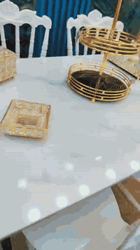 ميز طعام مرمر 175 عنوان شارع فلسطين تقاطع الصخرة ***********
