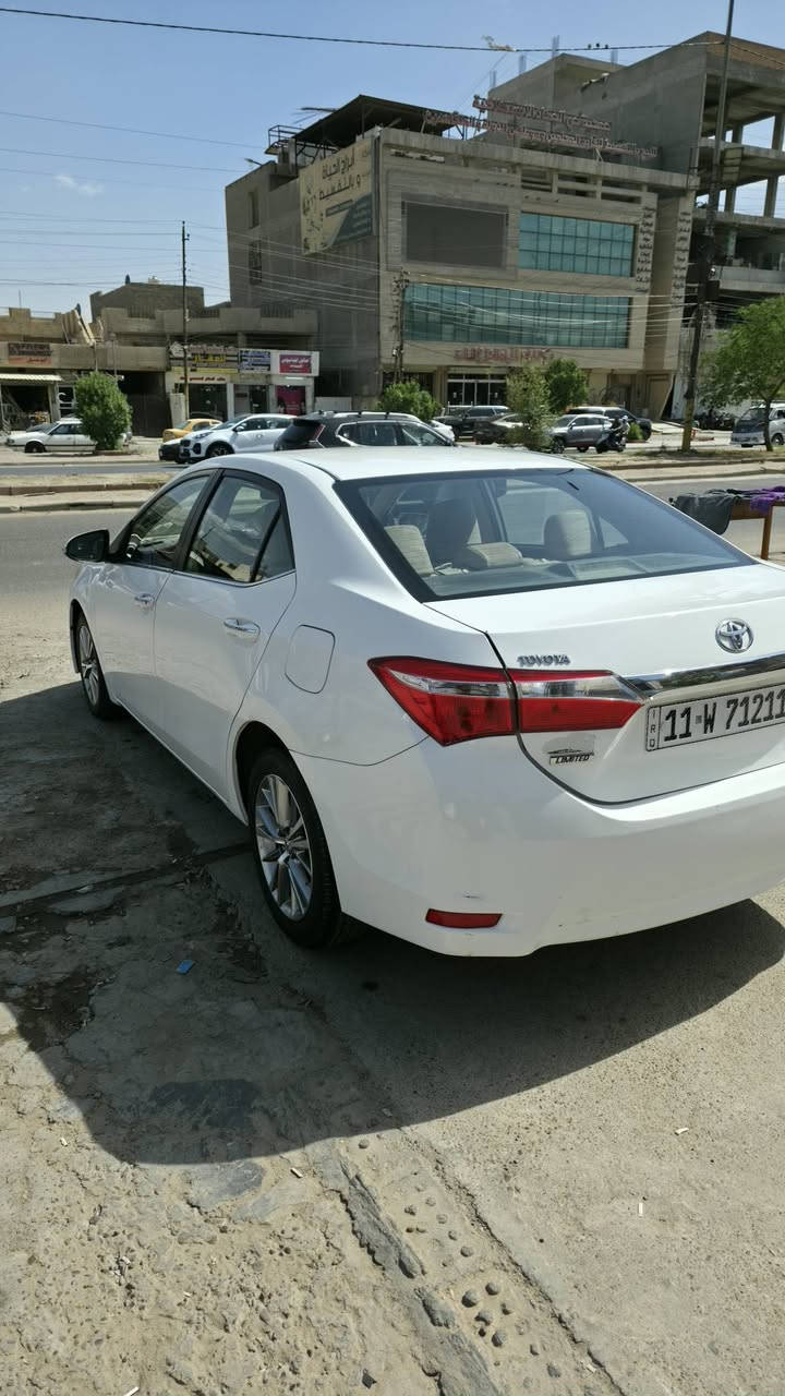 السلام عليكم..
كورولا خليجي limited للبيع فقط

موديل 2015 .محرك 2000ss  غير مفتوح بوضع الشركة

 صبغ الدعامية الامامية والخلفية مع هلال الجاملغ الخلفي ملاحضة* نصف القمارة متعرض الى حالوب  

المواصفات..

فتحة سقف .تشغيل بصمة . كشنات جلد . تحكم ستيرن . كروس سرعة . تحكم تبريد شاشة . المرايا طي اوتو وباقي المواصفات المعروفة.

 ماشية 162 كم

السيارة بأسمي وجاهزة دون اي نقص 

 السعر133$

 العنوان بغداد الشرطة الخامسة 

*********** زيد

