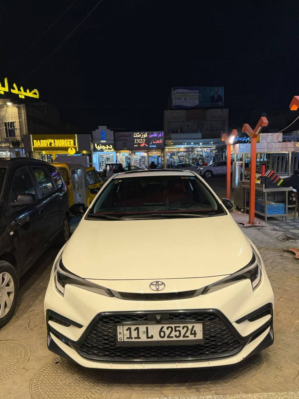 سلام عليكم
كورلا. فول موصفات GR.    موديل 2025

مقاعدجلد احمر و اسود

محرك 1800

مقاعد كهرباء

فتحه سقف

4 كامرات 

رادار امامي

نضام تثبيت سرعه 

السياره فول موصفات 

بعد بيه هواي موصفات 

ماشيه7000 الف 

بيه طخه بل حامغ الخلفي فقط

الطخه موضحه بصوره 

وشادلهه عازل حرارة شمس للجام

السعر 167

مكاني بغداد

***********
