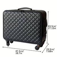 حقيبة مكياج • مبطنة • مقبض سحب