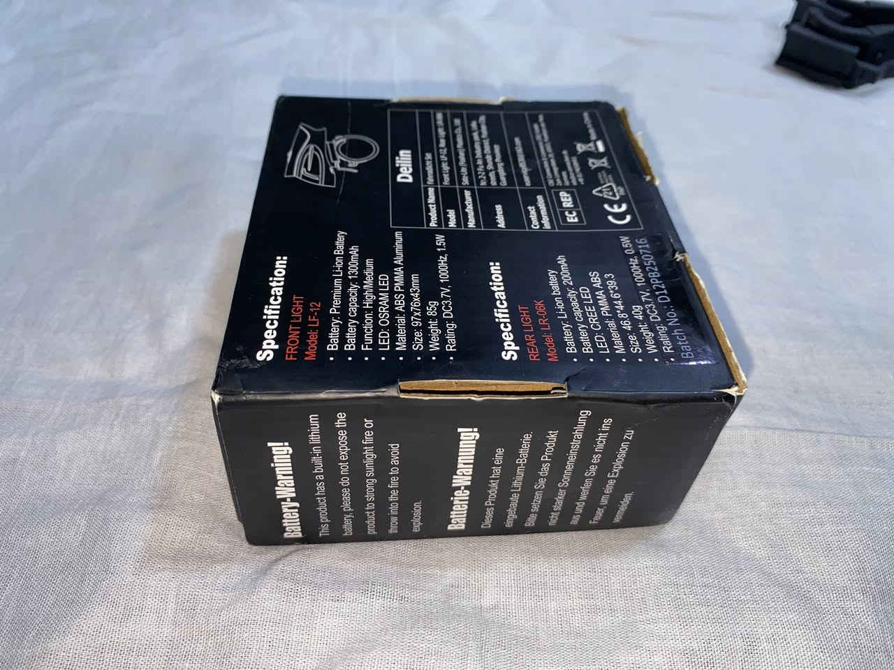 لايتي باسكلي ألماني
1300mAh
تقدر تستخدمه على دراجتين باسكلي
البطارية تدوم فترة طويلة
من السليمانية
التوصيل متوفر
راسلني للحصول على السعر


**إذا كنت صاحب هذا الإعلان وتريد حذفه لأي سبب، رجاءا أرسل رسالة إلى الدعم الفني**