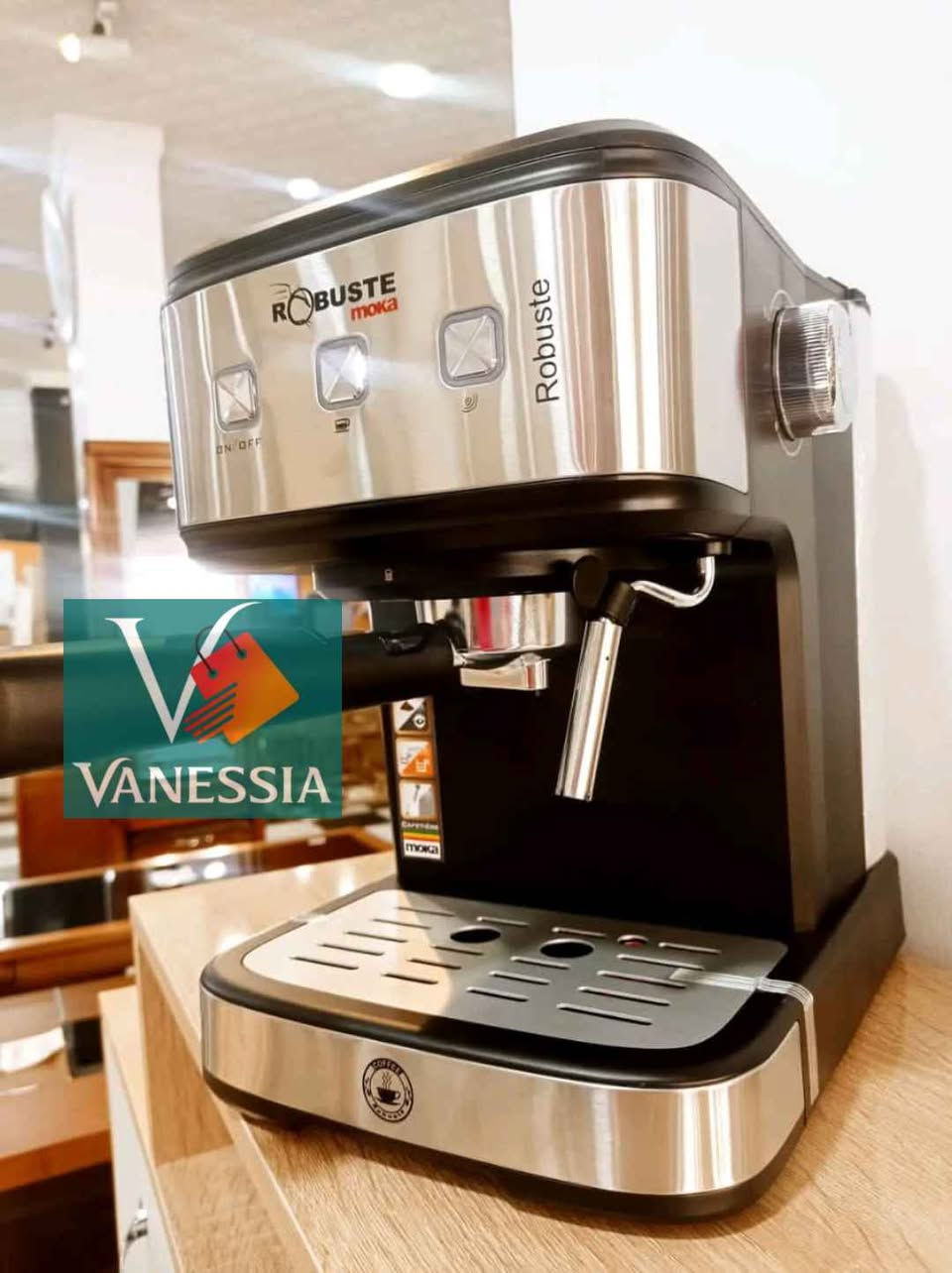 Cafetières a bras automatique moka marque robuste
 
✅ Garantie 24 mois
✅ Inoxydable
✅ capacité 1.2L
✅ Puissance 1100w
✅15bars وهران, الجزائر


**إذا كنت صاحب هذا الإعلان وتريد حذفه لأي سبب، رجاءا أرسل رسالة إلى الدعم الفني**