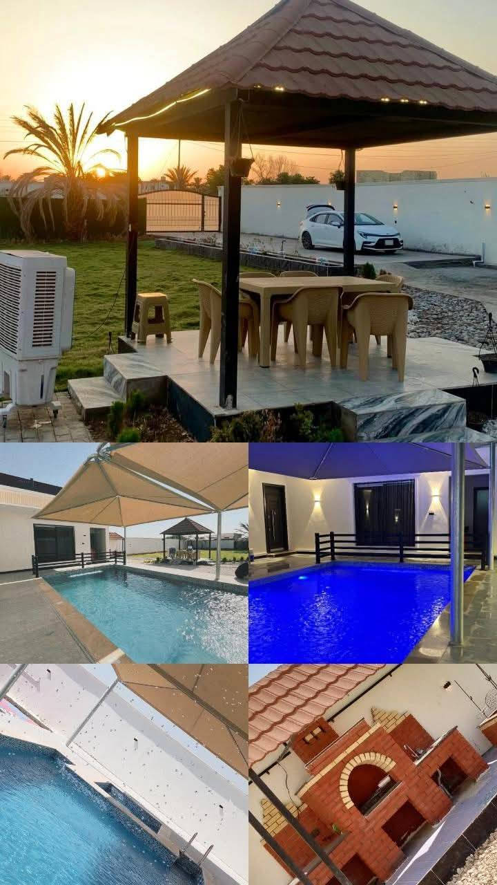 تتوفر حجوزات طيلة أيام الأسبوع يتوفر مسبح حار للحجز والاستفسار واتساب ***********
موثقة بتطبيق اجرلي بغداد
