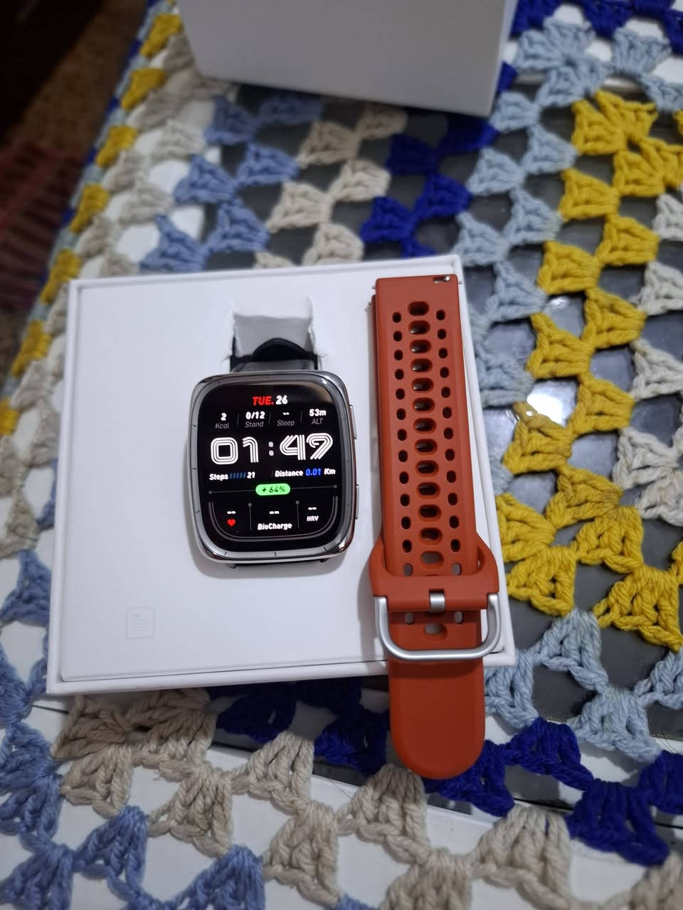 ساعة امازفيت active 2 premium  الاصدار الخاص زجاج سيفاير غير قابل للخدش واطار ستانلس ستيل جديدة استهدام حدا قليل غراض كاملة شحن يدوم اكثر من ١٢ يوم ذاكرة داخلية لتحميل مقاطع الموسيقى اتصال ومايك وكلشي موحةد بيها للبيع ١٣٠ الف دينا يوجد توصيل


**إذا كنت صاحب هذا الإعلان وتريد حذفه لأي سبب، رجاءا أرسل رسالة إلى الدعم الفني**