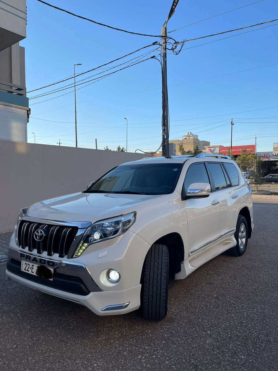 السلام عليكم للبيع  برادو 2013TXL v6رقم اربيل الجديد وسنويه لغايه 2028 بسم شركه تريد مداور او وكاله
 ماشيه 126
شرط تمشي 120 دك :
ومكينه كير كله كفاله سياره
ابيع صبغ عام وسونار موجود بل منشور مواصفات معروفه مواصفات
حساسات خلفيه
كأمره خلفيه
ثلاجة
تبريد ثلج
تخم تاير جديد
حداديه صدر جديد
بصمه تشغيل V6
كرسي جلد
فور ويل مانع منحدرات
لايت اسود زنون
وبعد بيها مواصفات هواي
العنوان نجف
سعر 220وبيه مجال شي بسيط اكثر استفسار اتصال على رقم
***********
