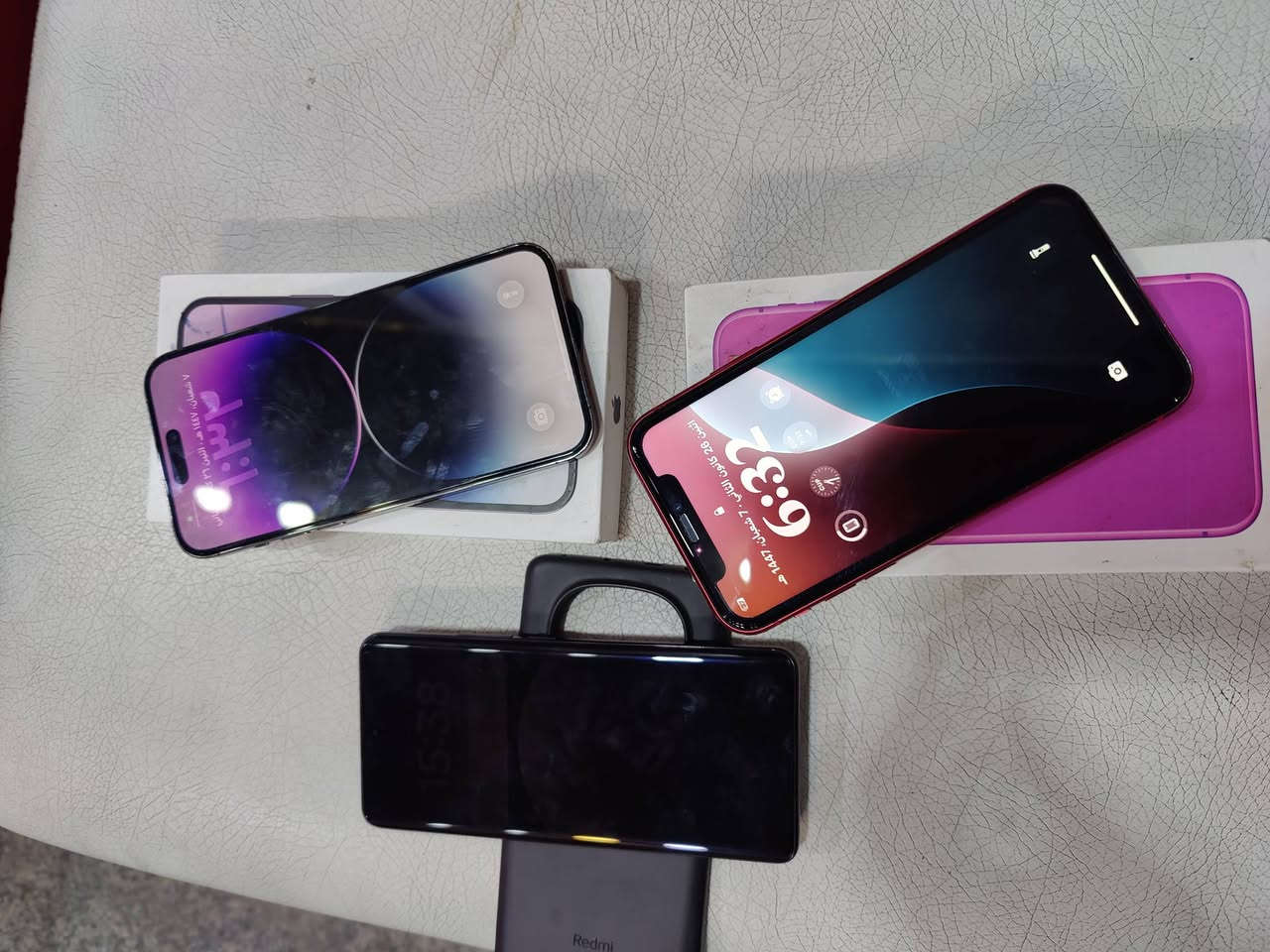 اسلام عليكم
ايفون 14 برو ماكس باب بي فطر وبطاريه معلايه 100 فقط كلشي مامبدل بي اذكره 256
السعر قفل قفل من الخير 660
11عادي جهاز جديد ركز ذاكره 256بطاريه 82بلاد فقط شاشه اصليه السعر قفل من الخير 225 
ريدمي 14برو بلاص ذاكره 512مكفول مامفتوح 
السعر قفل من الخير 325
مكاني نجف شارع المدينه متواجد وتساب 
***********

***********
