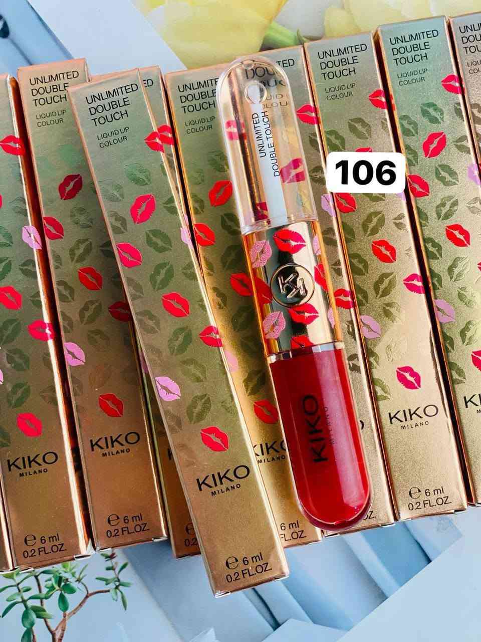 💋 KIKO MILANO - Unlimited Double Touch 💋
الروج والغلوس المزدوج الأشهر عالمياً من كيكو ميلانو متوفر الآن بجميع درجاته الساحرة والأكثر طلباً! ✨
إذا كنتِ تبحثين عن ثبات يدوم طويلاً، ترطيب مكثف، ولمعان لا يقاوم.. فهذا المنتج هو خياركِ المثالي. يتميز بتركيبته الثنائية:
1. الطرف الأول: روج مطفي (مات) بثباتية عالية جداً ولا يطبع.
2. الطرف الثاني: غلوس شفاف يمنح الشفاه مظهراً ممتلئاً ولمعاناً زجاجياً جذاباً.
🎨 الدرجات المتوفرة في الصور:
 100 (الأحمر الكلاسيكي الجريء) 💄
 101 (الوردي الحيوي) ✨
 102 (الوردي الناعم الهادئ) 🌸
 104 (النيود الطبيعي الساحر) 🤎
 105 (الكشمير الدافيء الأنيق) 🍁
 106 (الأحمر الياقوتي العميق) 🌹
 107 (الكرزي الجذاب) 🍒
 108 (المرجاني الناري المشرق) 🔥
 109 (الأحمر الكلاسيكي المخملي) ❤️
 110 (البيج الدافئ والمميز) ☕
111 (الدرجة الساحرة التي تبحث عنها الجميع!) 🌟


**إذا كنت صاحب هذا الإعلان وتريد حذفه لأي سبب، رجاءا أرسل رسالة إلى الدعم الفني**