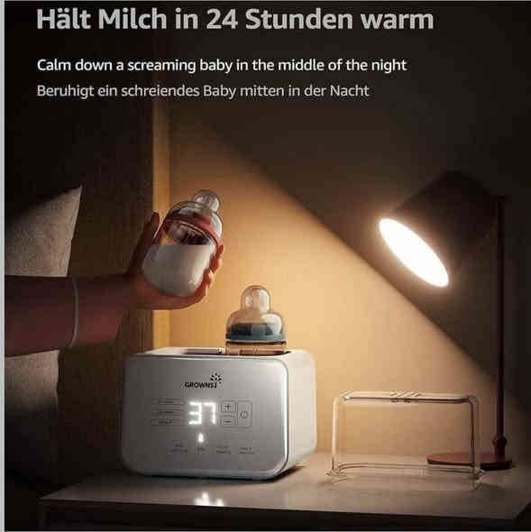 ✨ جهاز تسخين وتعقيم الرضّاعات من GROWNSI ✨
راحة وأمان لطفلك في كل وقت! 💛

بسعر٢٥ الف متوفر توصيل لكل المحافضات 
✨للتواصل على الواتساب:***********✨
 
يقدّم لك هذا الجهاز المتكامل تسخين حليب سريع وآمن مع إمكانية تعقيم الرضّاعات بالبخار، بالإضافة إلى تسخين الطعام بسهولة. يتميز بشاشة رقمية واضحة وتحكم سهل بضغطة زر، مع خيارات تسخين متعددة تناسب جميع الاحتياجات.

✔️ تسخين حليب متساوي بدون فقدان العناصر الغذائية
✔️ تعقيم سريع يقتل 99% من البكتيريا
✔️ يناسب رضّاعتين في نفس الوقت
✔️ تشغيل بسيط وشاشة LED
✔️ مثالي للاستخدام اليومي للأمهات

اختصري الوقت… وامنحي طفلك أفضل رعاية! 👶💕

⸻

#جهاز_تسخين_الرضاعات #تعقيم_الرضاعات #مستلزمات_الرضع #تسخين_الحليب #دعم_الأمهات #منتجات_الأطفال #GROWNSI #أمومة #رعاية_الطفل #أدوات_البيبي #أم_جديدة #baby_care #bottle_warmer #تعقيم_بالبخار
