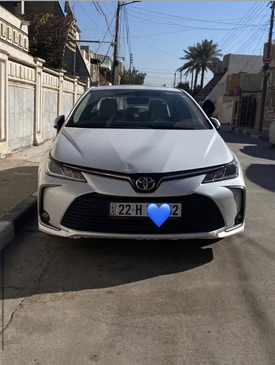 سلام عليكم شباب للبيع كورلا موديل 2022 رقم اربيل سياره كفاله عامه ماعدا رصعتين بخشم البنيد ولثاني بل باب الخلف السايق وباقي السياره كفاله عامه من الصبغ ولمكينه وكير 
مواصفات : 
بصمه 
فتحه 
عداد ديجتل
كشنات مخمل 
مكينه 1.800 (بانزين)
سياره شركه جيهان 
ماشيه 80 الف حقيقي! 
السعر:175 ورقه بيها مجال 
مكان السياره بغداد المشتل 
الاستفسار؛ ***********
(مكلف بل نشر )
