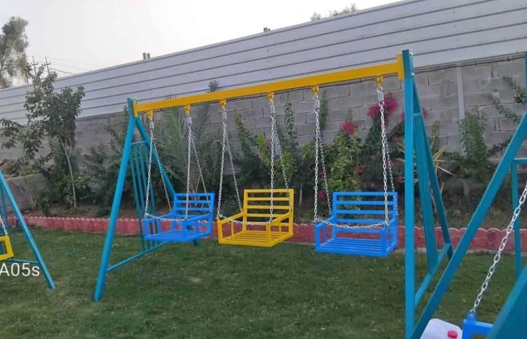 مراجيح  العاب مسطبات كراسي  منقلات شواء 
داخل الصفحه اكثر من 600 تصميم
ديالى /بهرز
شغل حسب الطلب الاسعار حسب الحجم والتصميم 
للاستفسار
مراسلة الصفحه أو
✅واتساب ***********
🔴توجد خدمة توصيل لجميع المحافظات
