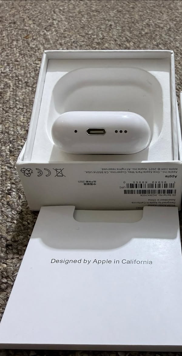 ايربود ابل ANC 4  ام العزل نضافه ‎%‎100
ضمان مالته  2026/12/1 شركه ABM  استخدام شهر 

وانضمت وين ماتفحص افحص قطعه أخت الجديده 
 

مكاني نجف توصيل موجود سعر 150


**إذا كنت صاحب هذا الإعلان وتريد حذفه لأي سبب، رجاءا أرسل رسالة إلى الدعم الفني**