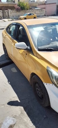 اكسنت مضلع موديل 2014 وارد خليجي كوري كير محرك شرط محرك 16دوش لا صرف و...