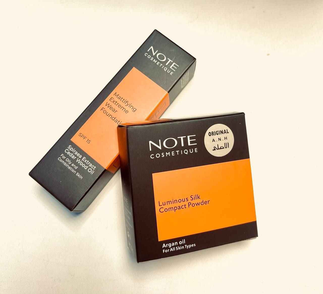 باودر + فاونديشن NOTE الأصلي 💫
مجموعة نوت المميزة 😻 (كريم أساس + باودر)
تمنحك تغطية كاملة وملمس ناعم مخملي بدون أي عيوب ✨
💄 كريم اساس نوت :
تغطية فول كفر، خفيف وناعم على البشرة، مناسب لجميع أنواع البشرة.
💋 باودر نوت :
غني بفيتامين A، يثبّت الفاونديشن ويترك البشرة ناعمة ومشرقة لفترة طويلة.
مناسب للبشرة الدهنية، الجافة والمختلطة.
🔸 الدرجات :
1️⃣ للبشرة البيضاء
2️⃣ للبشرة الحنطية بغداد, العراق


**إذا كنت صاحب هذا الإعلان وتريد حذفه لأي سبب، رجاءا أرسل رسالة إلى الدعم الفني**