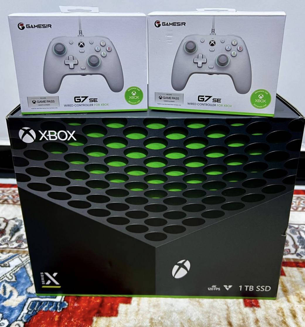 السلام عليكم اخوان
للبيع Xbox series x 
نسخة 2024 
مستخدم شي بسيط جداً 
نظيف جداً 
غير مفتوح او مصلح 
كامل الملحقات والكيبلات 
يجي وياه دبل جوستك 2 
كيم سير اصليات 
السعر 700 الف 
العنوان بغداد الدورة


**إذا كنت صاحب هذا الإعلان وتريد حذفه لأي سبب، رجاءا أرسل رسالة إلى الدعم الفني**