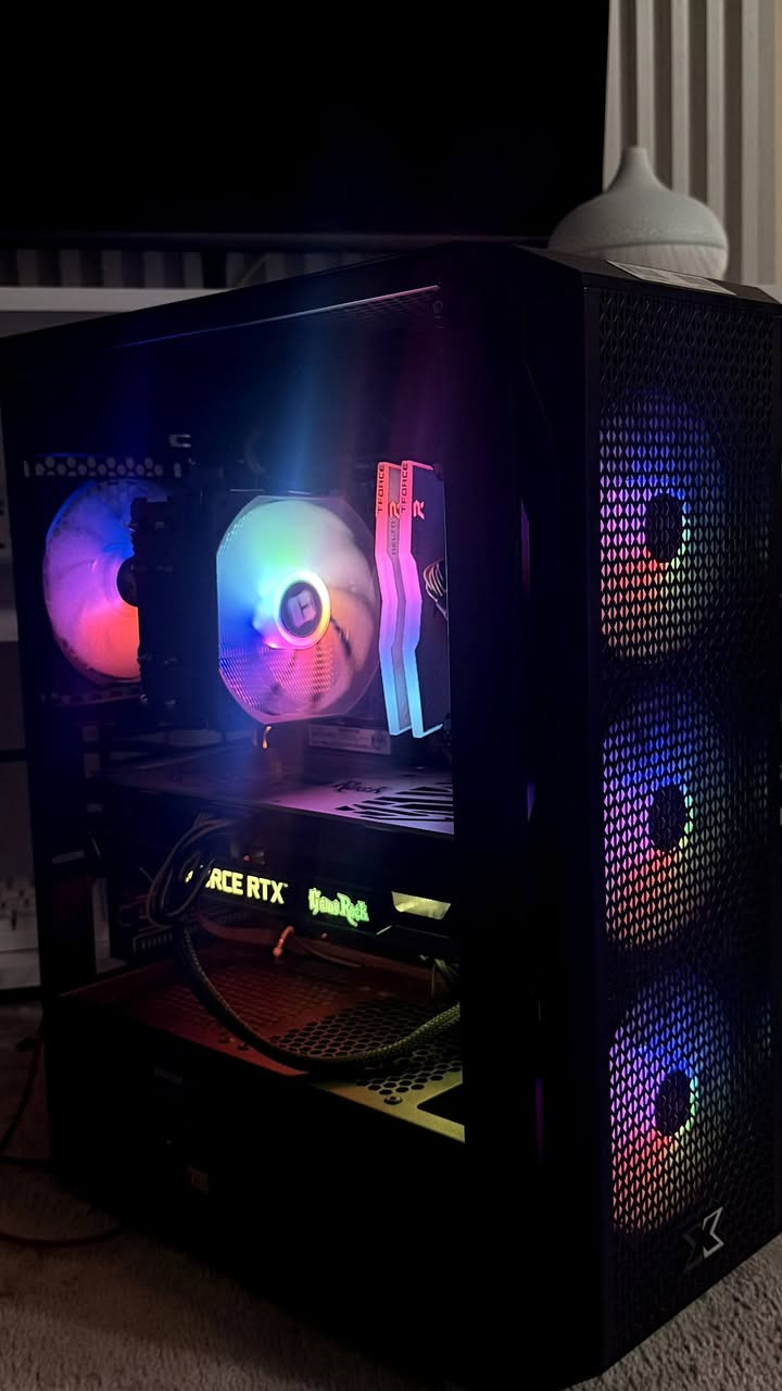 تجميعه للبيع استخدام قليل كل القطع براندات قويه
Gpu 3070ti pylit
Cpu R5 5600
M b B450 Gigabyte
Nvme M.2 1t
Ram  8*2 T force 3600 rgp
Psu 700w
Ag 400
Case black +4fan
مكاني كربلاء 
سعر مليون ومية


**إذا كنت صاحب هذا الإعلان وتريد حذفه لأي سبب، رجاءا أرسل رسالة إلى الدعم الفني**