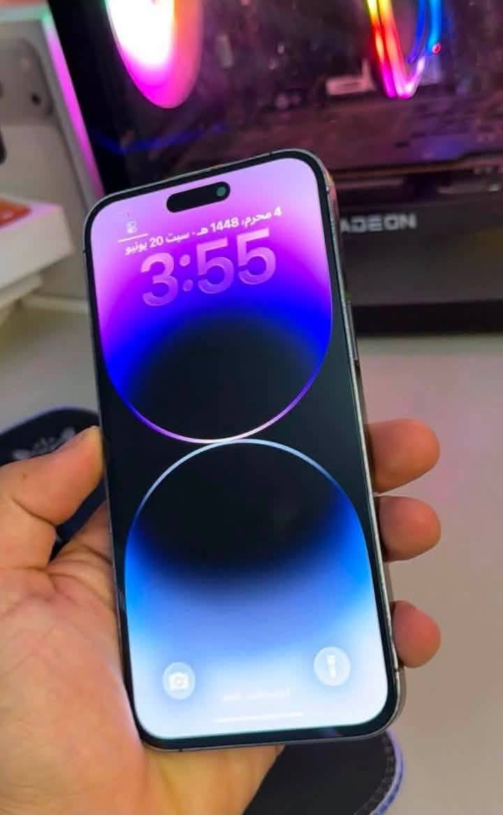 14 برو ماكس للبيع 
ذاكرة 256 
بطارية (83)🔋
نظيف كلش 
مبدل(ظهر فقط)
كارتونتة موجودة 
دبل سيمكارت+شرق اوسط 
السعر:775 وبي مجال 
العنوان بغداد:مصفى الدورة 
للاتصال:***********
