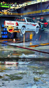 هايلوكس موديل 2022 مكفولة من الصبغ ماشيه 94 الف بأسمي تحويل او وكالة م...