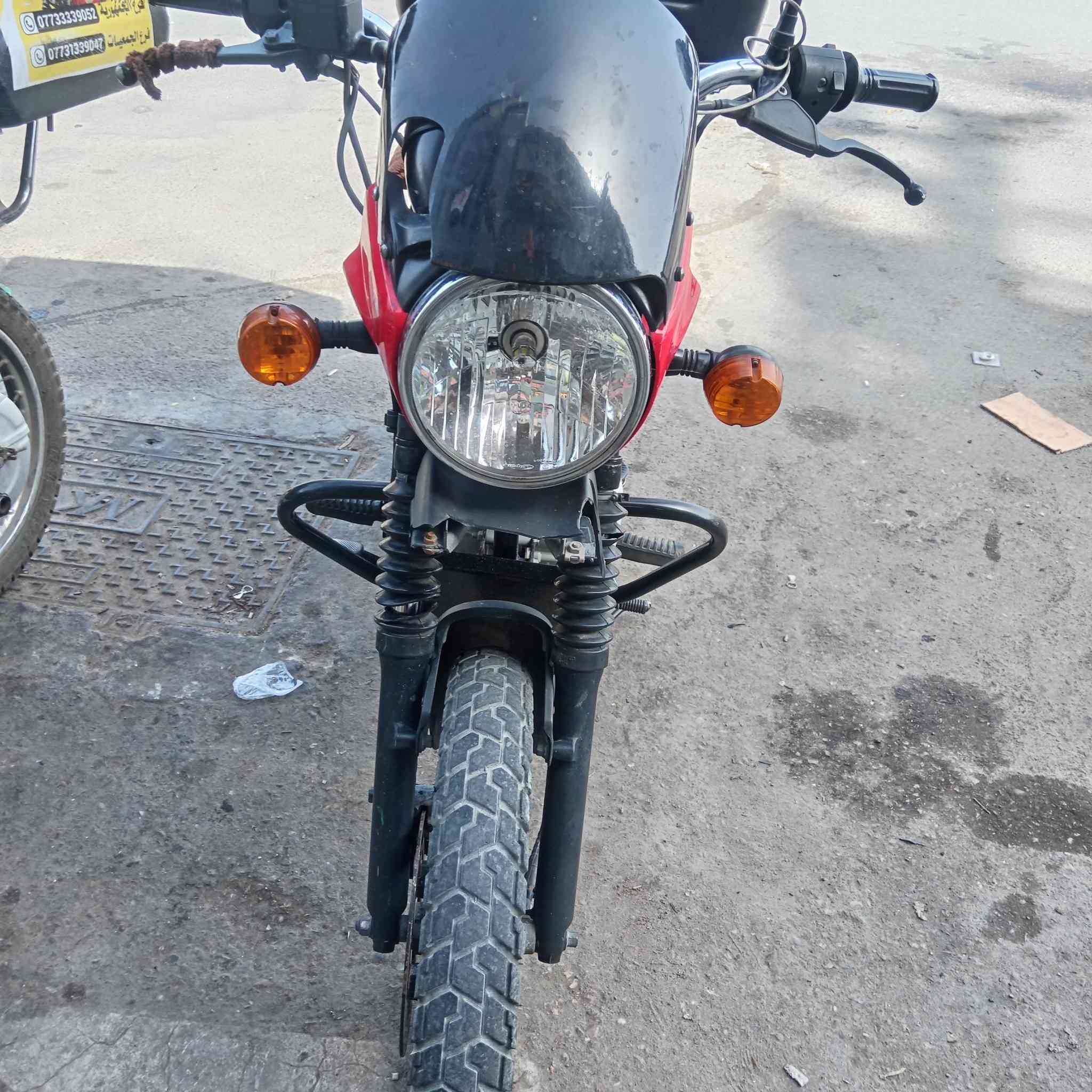 دراجه بوكسر مديل ٢٢ نضيفه الدراجه ماعايزه شي ورقم لوحات ماطالعه بعدهن سعره مليونين وبيه مجال قليل مكاني حيانيه ***********
