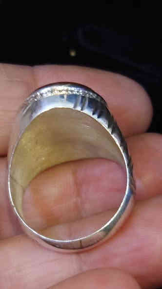 عقيق يماني طبيعي صياغة يدوي السعر 55الف العنوان بغداد زعفرانية فضه 925الهاتف *********** بغداد
