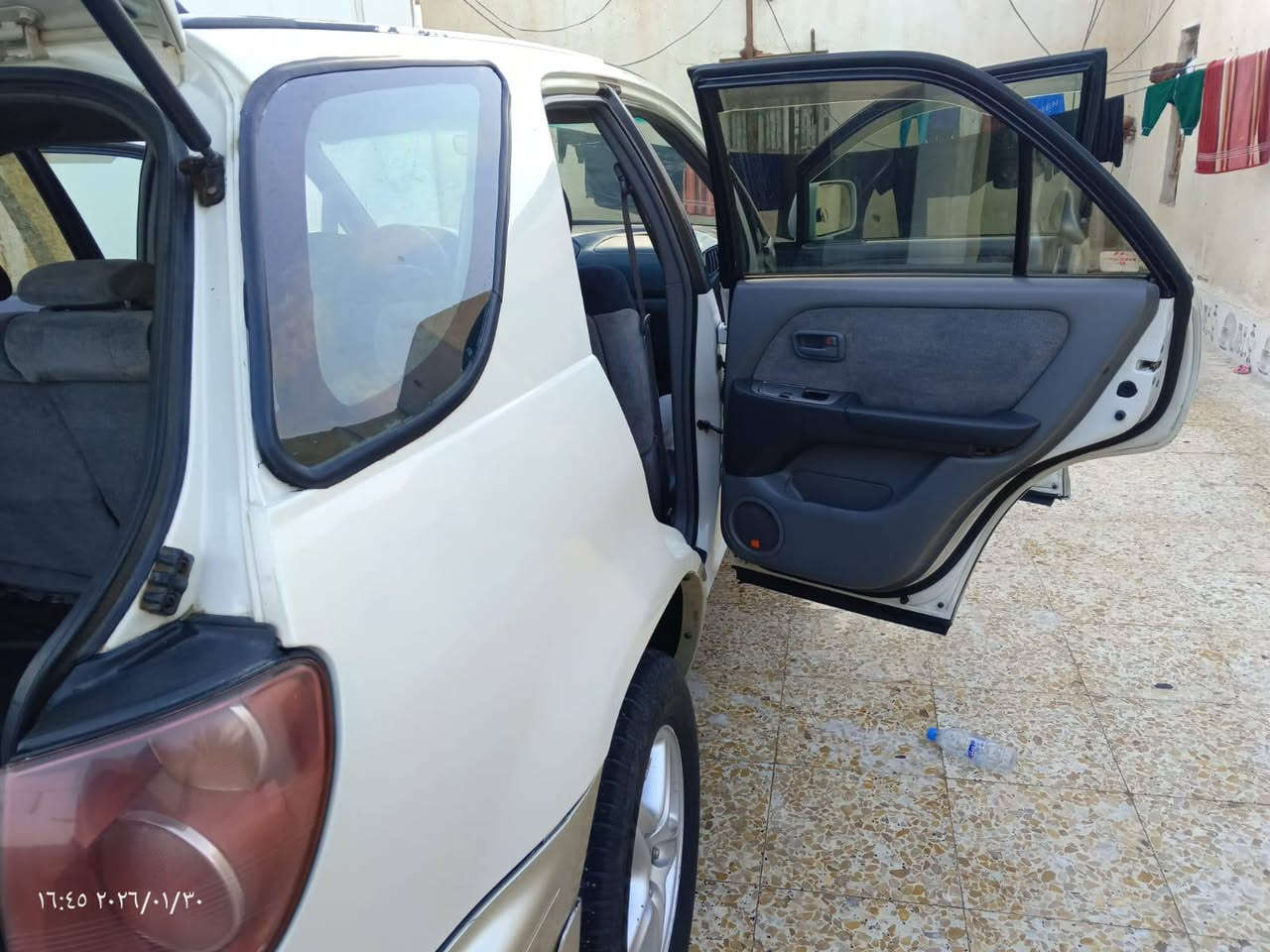 تويوتا ياباني موديل 2000
سياره بحاله ممتازه  مال جناي محرك وگير جدد ودواخل وكهربائيات كلها شغاله بيها صبغ قليل جداً 
واليشوف بالعين بعد احسن
رقمها ميسان مشروع وطني 
العنوان ميسان المجر
س ع 80 وبيها مجال 
***********
