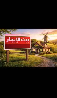 دار للإيجار • الرمادي طريق الجرايشي • غرفتين نوم