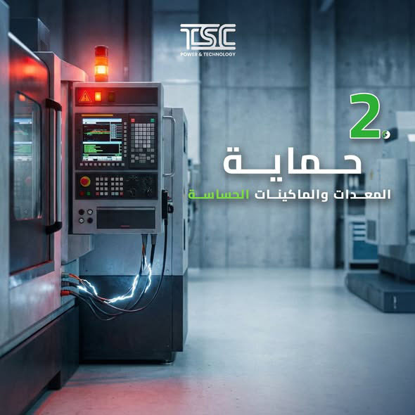 ليش المصانع تحتاج UPS؟
Why do factories need a UPS?
---------------------------
في البيئات الصناعية أي خلل بالكهرباء يعني توقف، خسائر، ومخاطر على المعدات جهاز UPS الصناعي يضمن استمرارية التشغيل يحمي الأنظمة الحساسة ويمنح المصنع طاقة مستقرة وقت الحاجة.
اتصل بنا على الرقم *********** 📞 للحصول على إجابات على استفساراتكم.
TSC، الشريك الموثوق في مجال الطاقة والاستدامة
--------------------------
In industrial environments, any power disruption means downtime, losses, and risks to equipment.
An industrial UPS ensures continuous operation, protects sensitive systems, and provides stable power when it matters most.
Call us at ***********  📞 for all your inquiries.
TSC your trusted partner in energy and sustainability.

