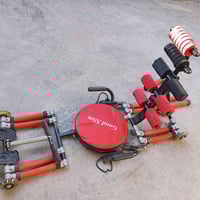 جهاز رياضي نضيف ١٠٠% متعدد الاستخدام منها تمارين الضهر وتمارين لارجل و...