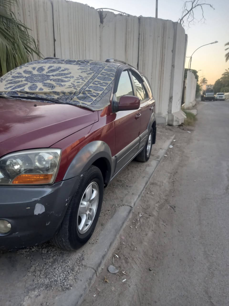 السلام عليكم كيا سورنتوا خليجي
موديل 2007
مكينه 3600 
كير ومكينه مكفولات حداديه مكفوله 
حادثها بسيط 
رقم بغداد صدامي ورثه ثاني يوم احول مرور الكاظمية
السعر 75 
اتصال فقط ***********
