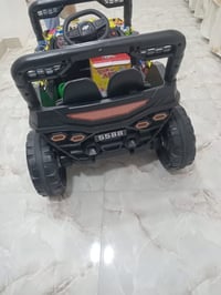 سياره أطفال جديده غير مستخدمه شحن وريمونت وتحكم فول وبلوتوث وفلاش  الس...