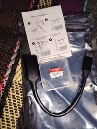 هذا المنتج عبارة عن محول USB-C إلى USB-A (OTG) مع بطاقة ذاكرة. الوظيفة...