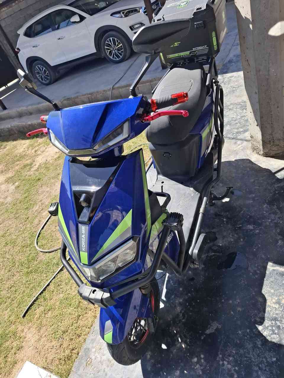 السلام عليكم دراجه شحن كوريه مار موديل 2025 ست بطاريات ملف 2500 
سعر 750 وبيه مجال بسيط 
*********** وتساب فقط
