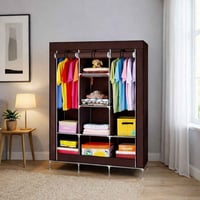 كنتور قماش كتان • ثلاث خانات • ١٧٥×١٢٦×٤٥سم