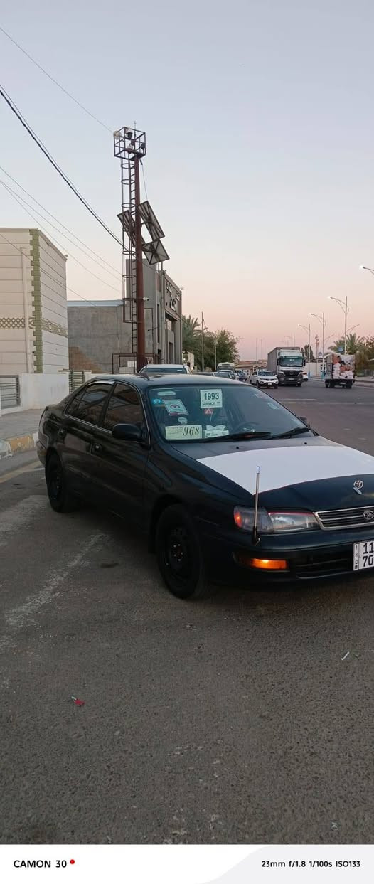 سلام عليكم من رخصت لادمن المحترم
للبيع كورلا كرونه موديل 93 
سياره جاهزه كير محرك تخم تاير تبريد ثلج
سياره بلاديه بدون صبغ بدون ضربه بدون بارد
بلاديه بلاديه ومال جناي ورقم مميز وتحويل مباشر
حداديه جديده كهربايات كامه ربع متحط عليها وبيع مستعجل
مكان سياره الفلوجه الكورنيش
للستفسار اتصل 
***********
***********
السعر 48 وبيها مجال
